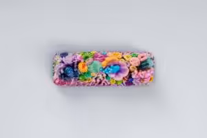 jellykey new coral custom keycaps 072