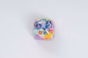 jellykey new coral custom keycaps 082