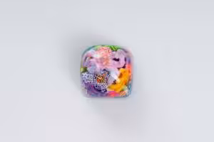 jellykey new coral custom keycaps 084