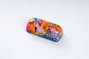 jellykey new coral custom keycaps 101