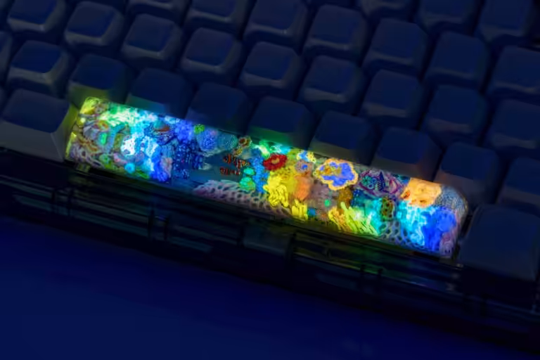 jellykey new coral custom keycaps 159