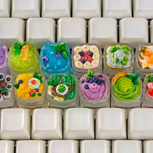 dessert boutique artisan keycaps