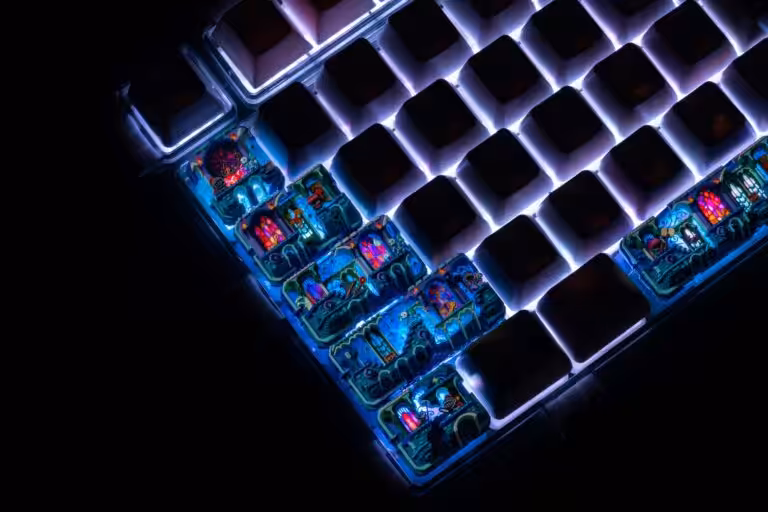 jellykey 8bit enigmapath customs keycaps 3074