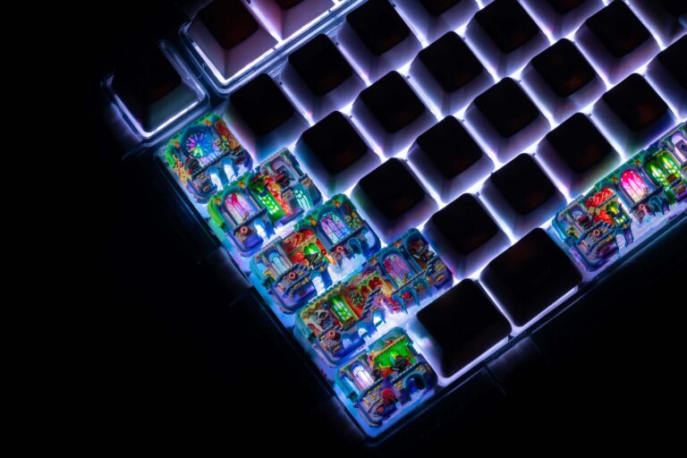 jellykey 8bit enigmapath customs keycaps 3075