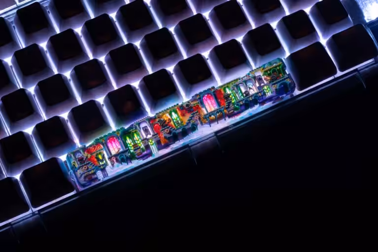 jellykey 8bit enigmapath customs keycaps 3076
