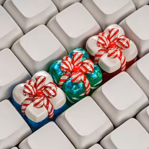 jellykey charm christmas customs keycaps 013