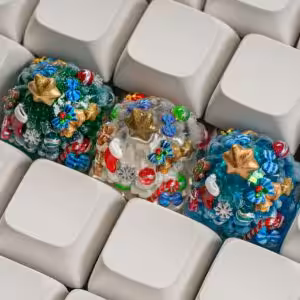 jellykey charm christmas customs keycaps 014