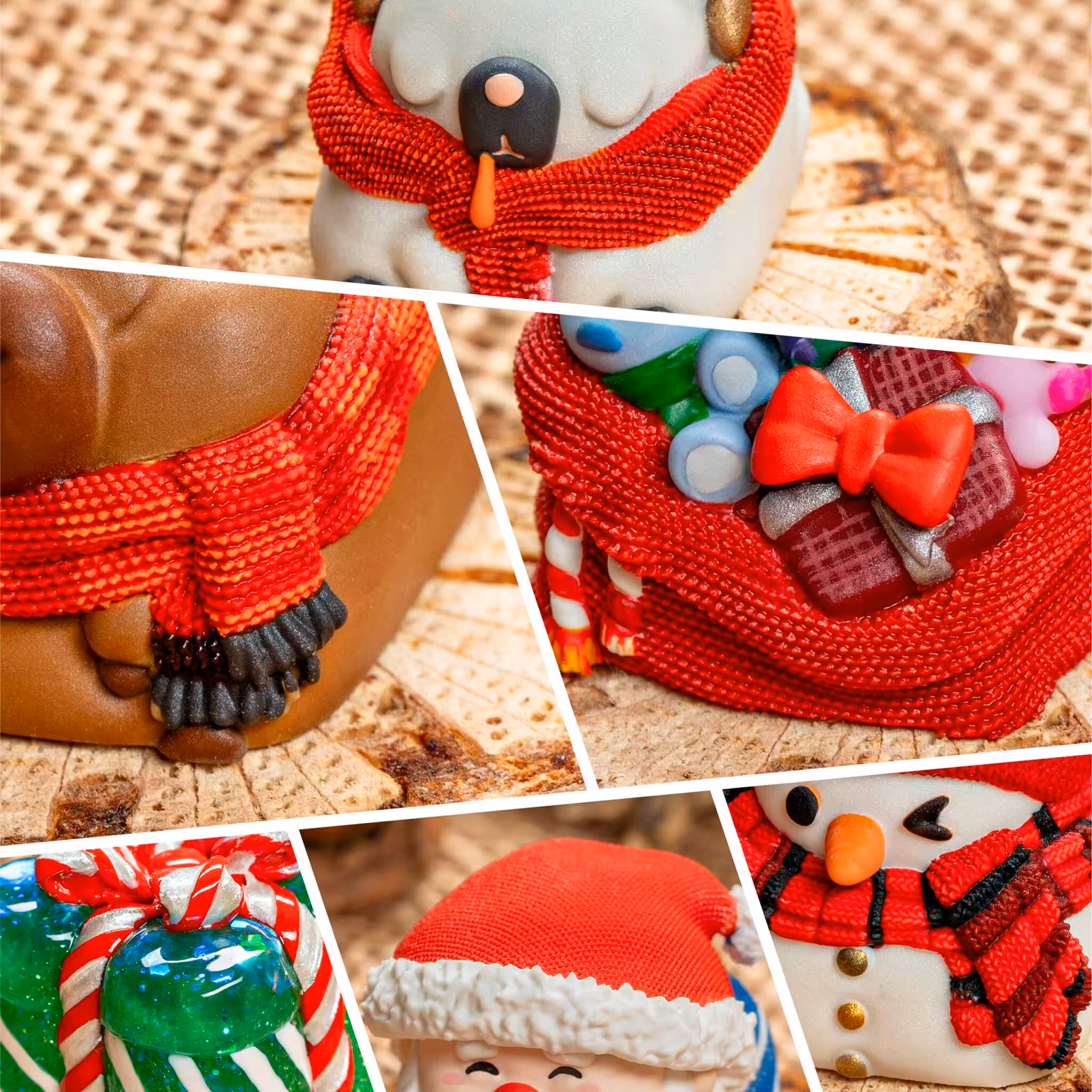 charming christmas artisan keycaps