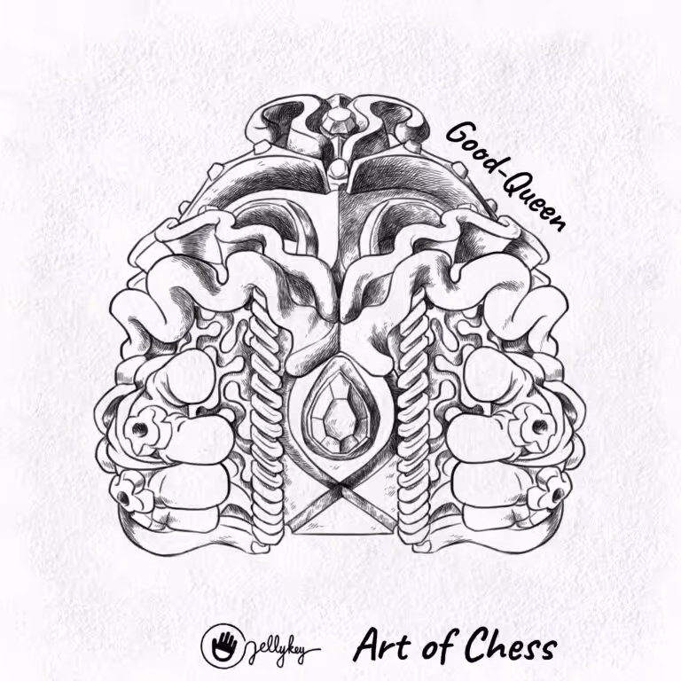 jellykey artofchess custome keycaps 24