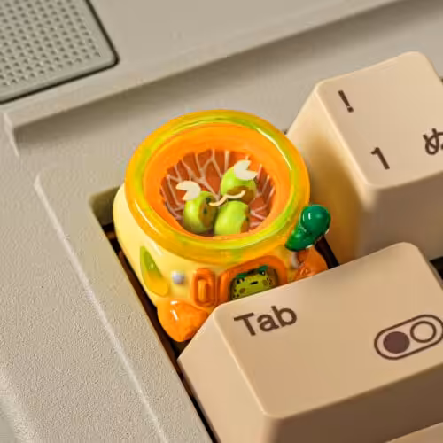 jellykey gaccha custom keycaps 032