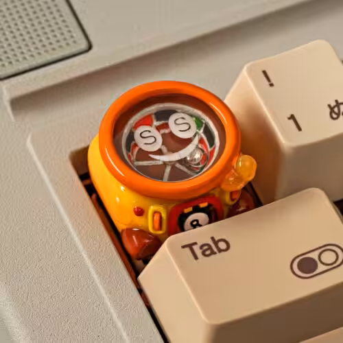 jellykey gaccha custom keycaps 034