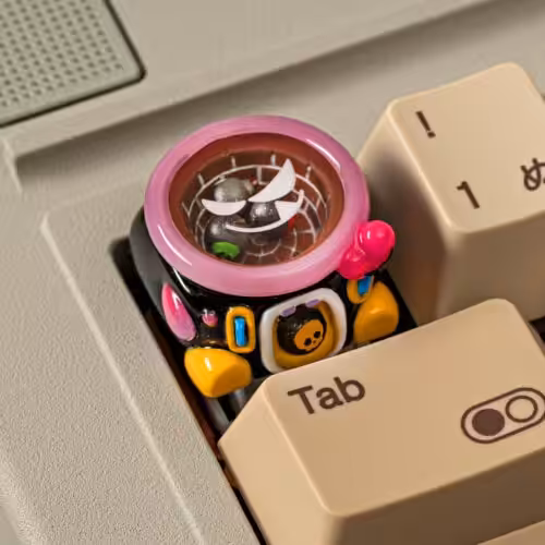 jellykey gaccha custom keycaps 035