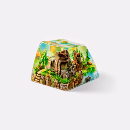 jellykey bornofforest custom keycaps 1000