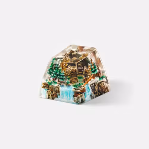jellykey bornofforest custom keycaps 1006