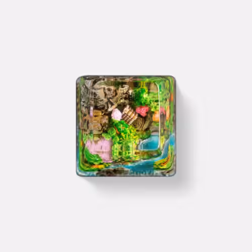 jellykey bornofforest custom keycaps 1008