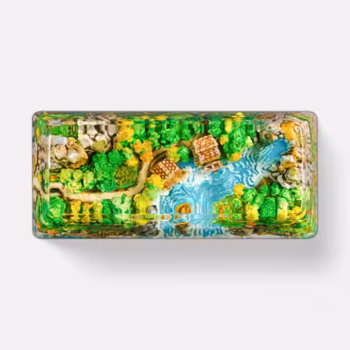 jellykey bornofforest custom keycaps 1017