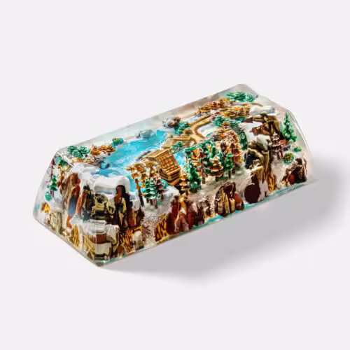 jellykey bornofforest custom keycaps 1019