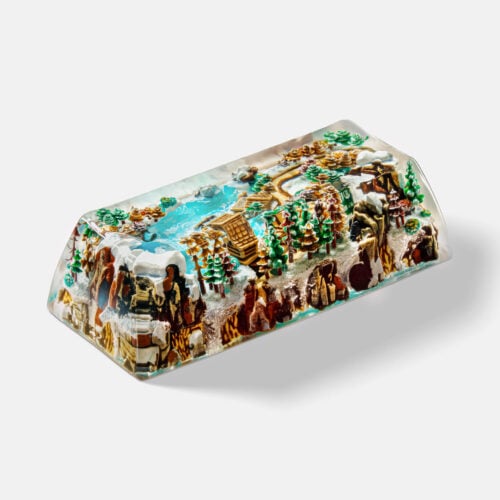 jellykey bornofforest custom keycaps 1019