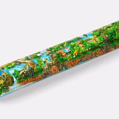 jellykey bornofforest custom keycaps 1025