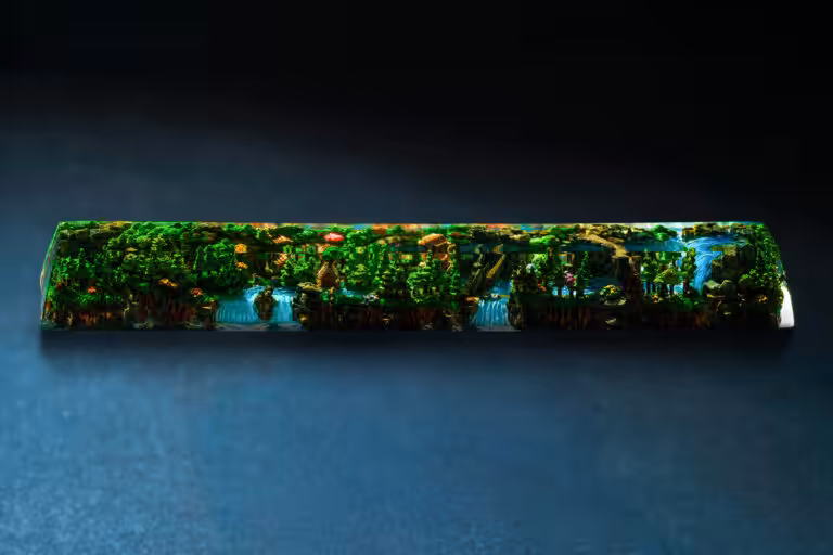jellykey bornofforest custom keycaps 1049