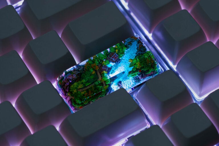jellykey bornofforest custom keycaps 1053