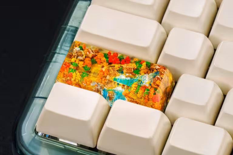 jellykey bornofforest custom keycaps 1059