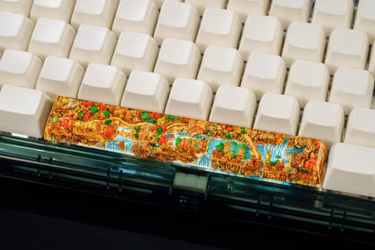 jellykey bornofforest custom keycaps 1062