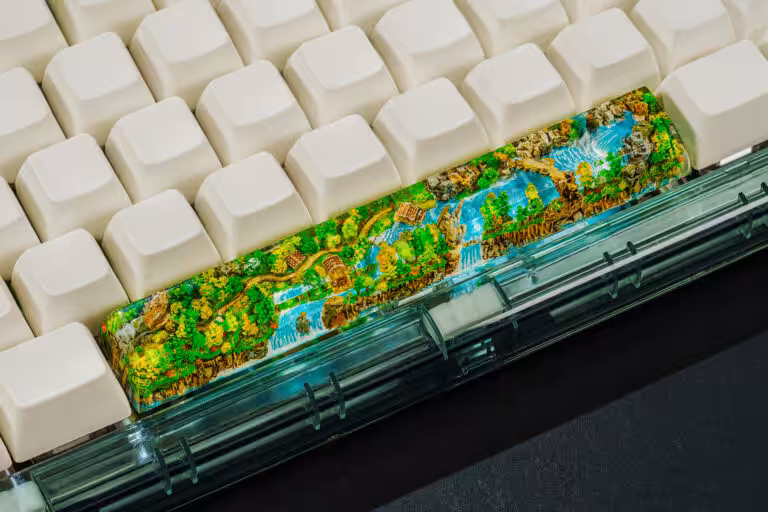 jellykey bornofforest custom keycaps 1063