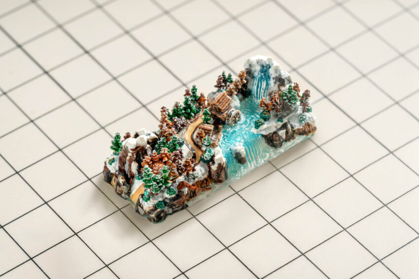 jellykey bornofforest custom keycaps 1103