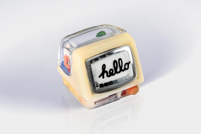 retro tv series: first frame artisan keycaps