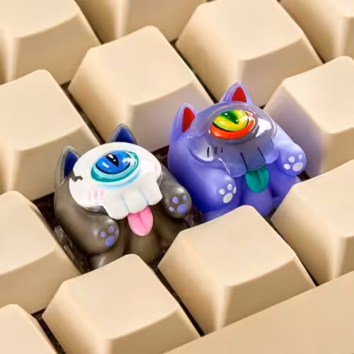 midnight mischief artisan keycaps
