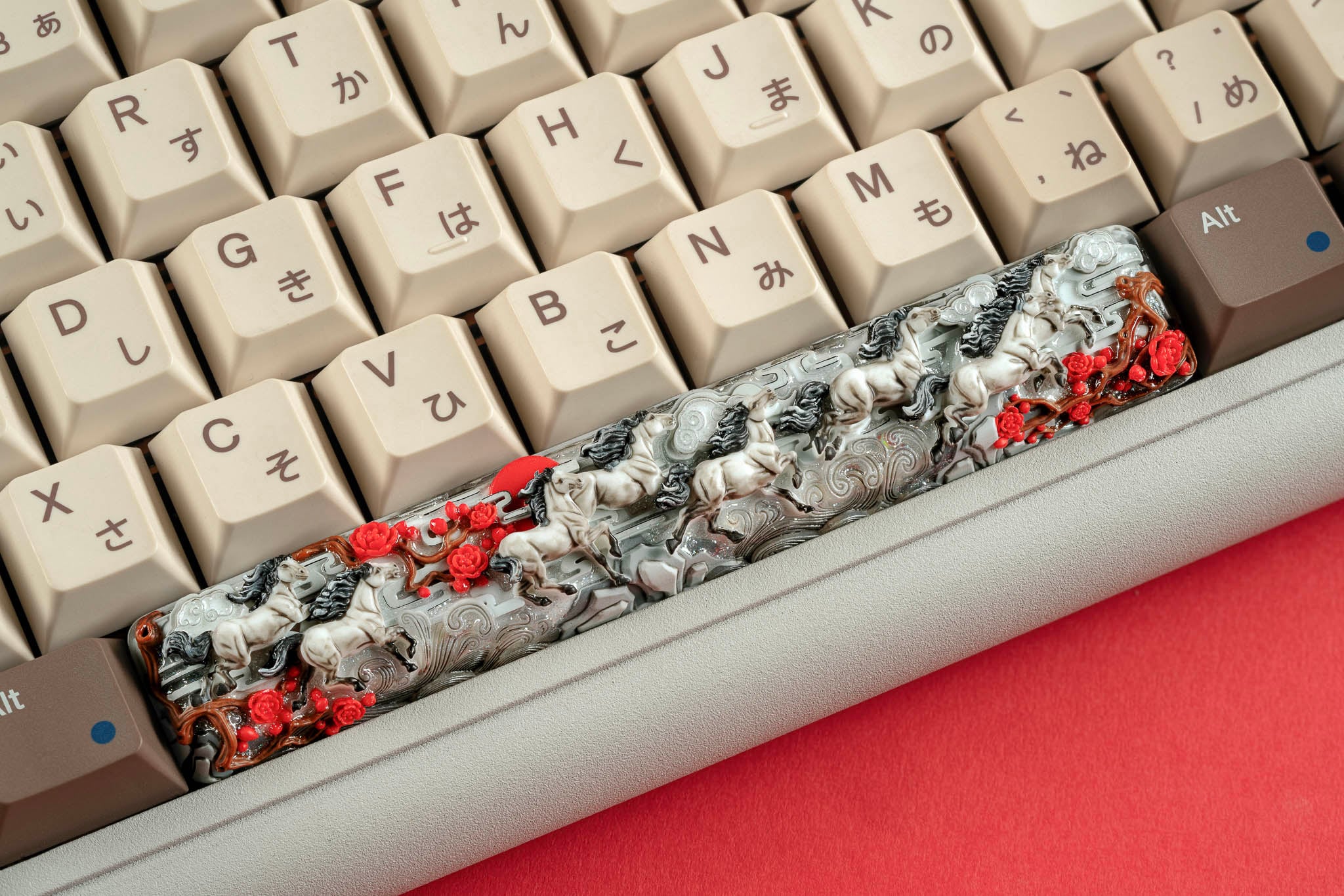 jellykey dawn hoofbeats custom keycap e010