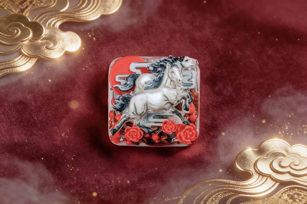 jellykey dawn hoofbeats custom keycap e043