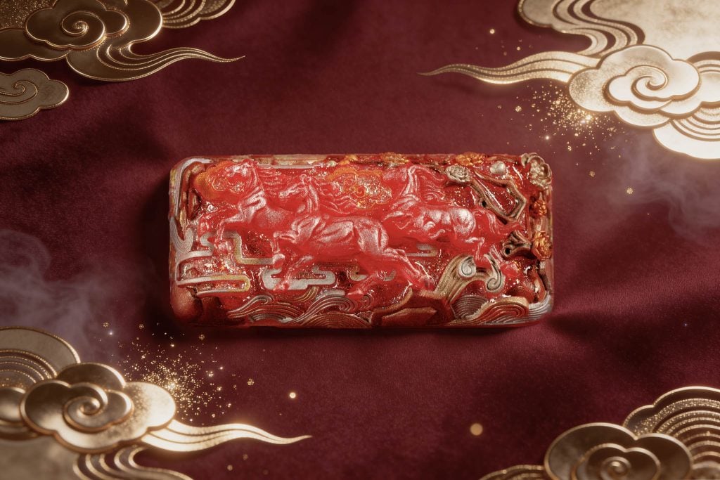 jellykey dawn hoofbeats custom keycap e054