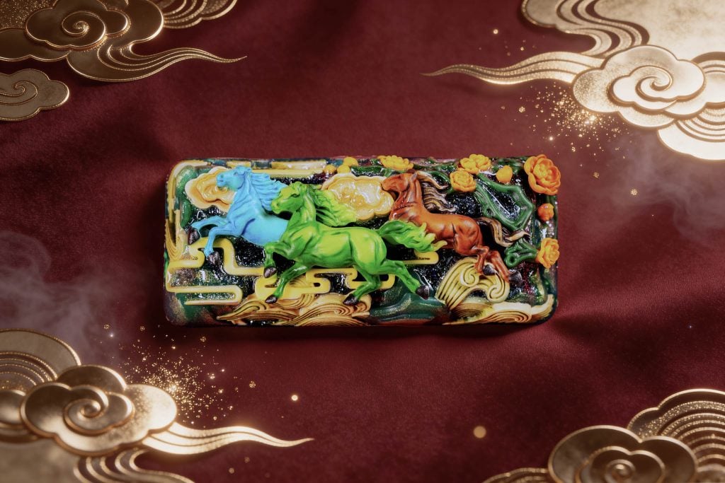 jellykey dawn hoofbeats custom keycap e059