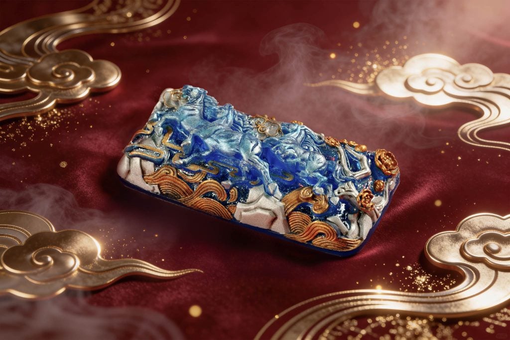 jellykey dawn hoofbeats custom keycap e065