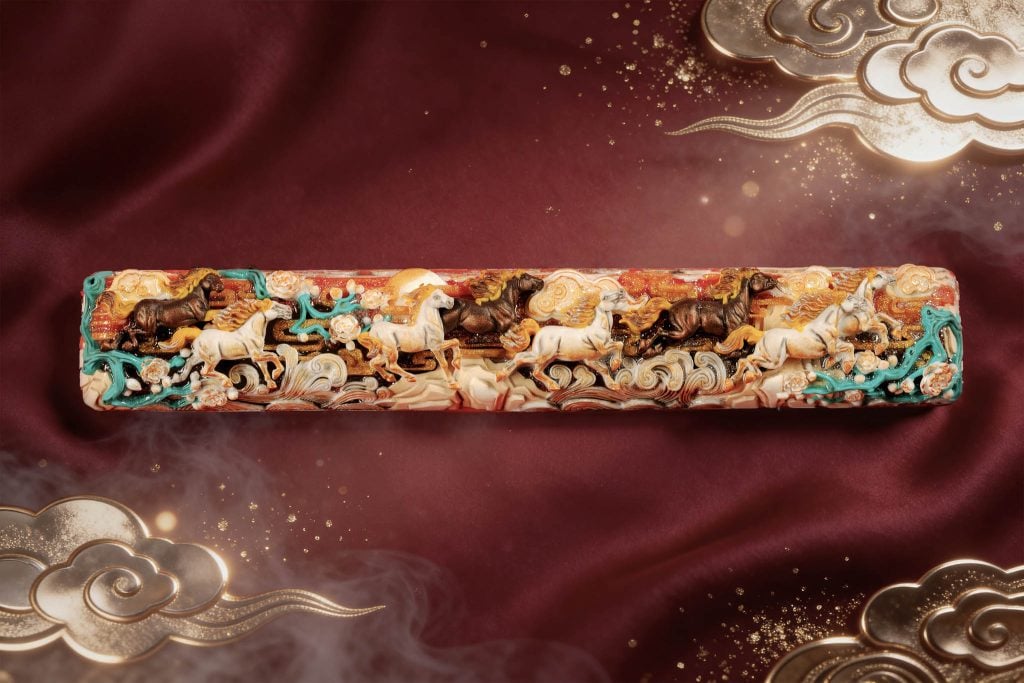 jellykey dawn hoofbeats custom keycap e074