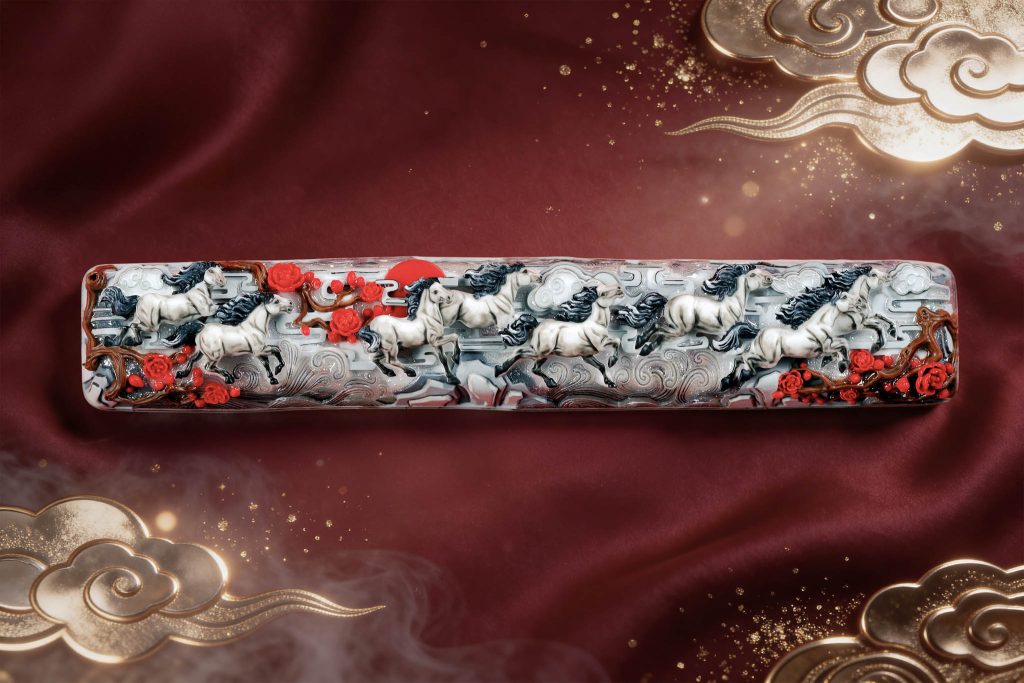 jellykey dawn hoofbeats custom keycap e077