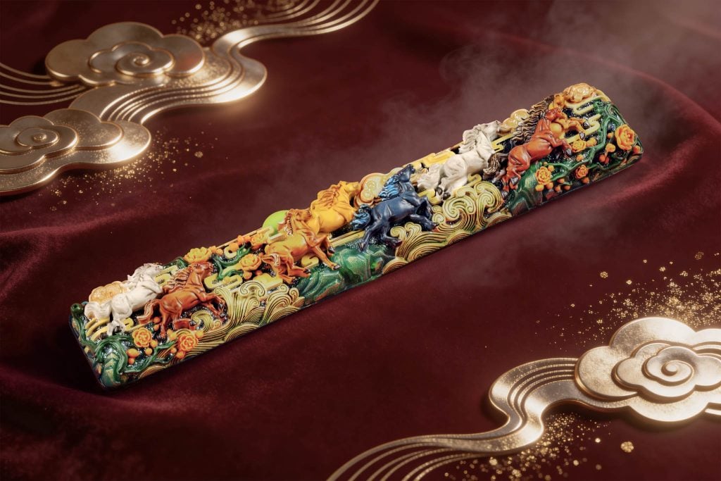 jellykey dawn hoofbeats custom keycap e083