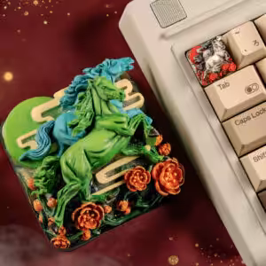 jellykey dawn hoofbeats custom keycap e089