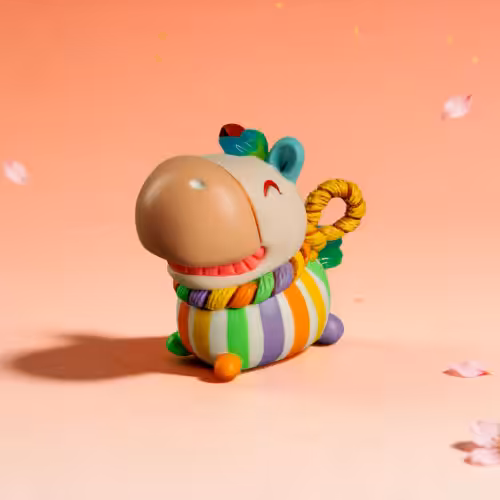 Dawn Hoof charm - artisan keycap by Jelly Key