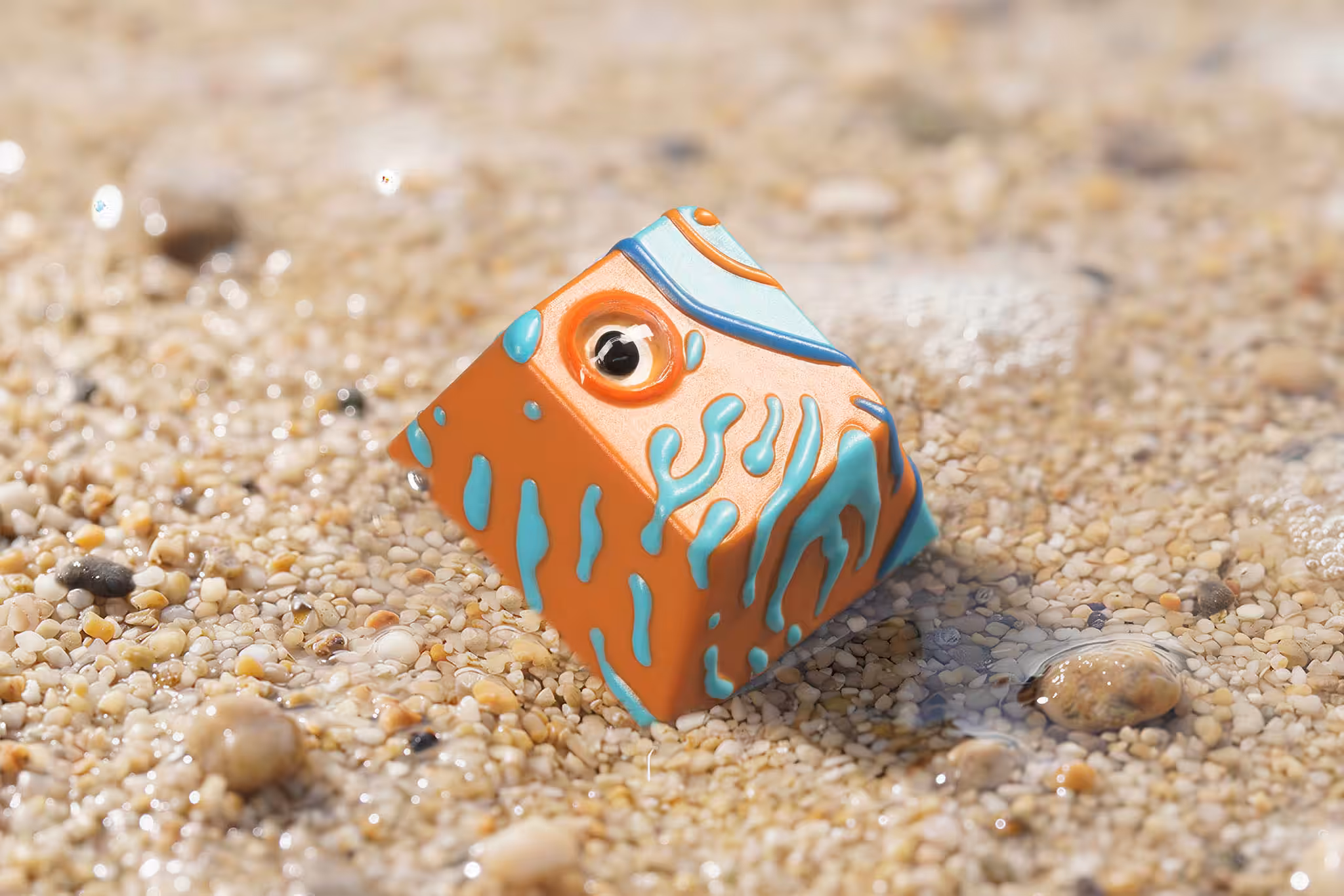 Tidepool Odyssey artisan keycaps by Jelly Key