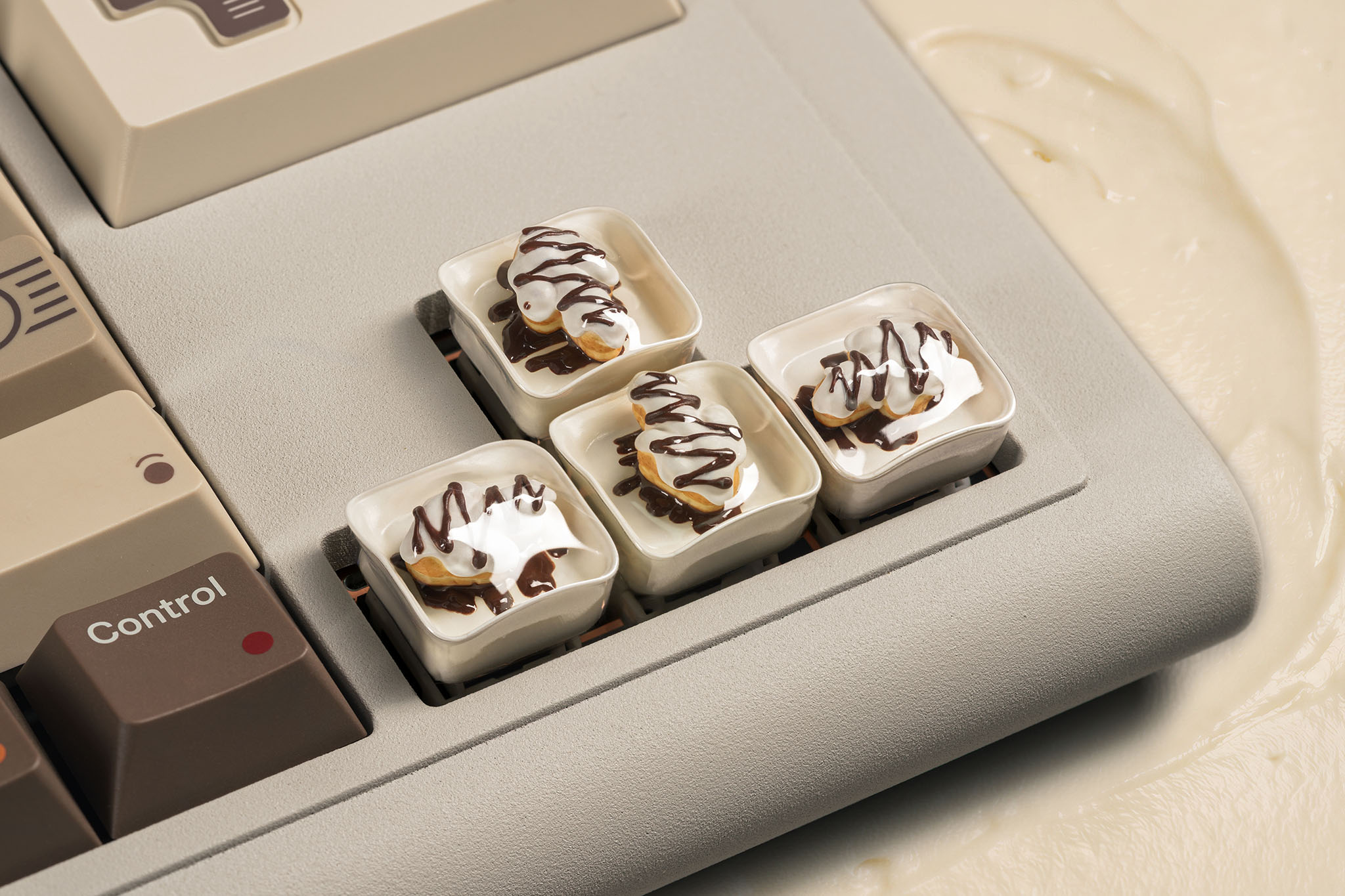 Pastry Buffet cluster kit - artisan keycap by Jelly Key