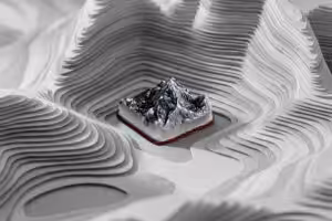 The Silent Peaks artisan keycaps by Jelly Key