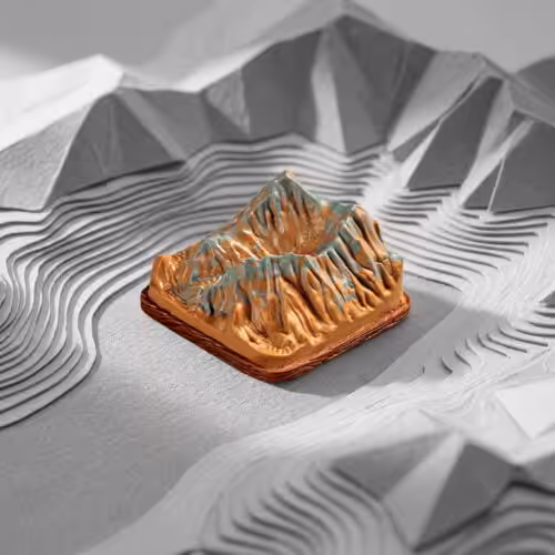 The Silent Peaks artisan keycaps