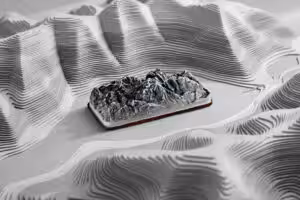 The Silent Peaks artisan keycaps by Jelly Key
