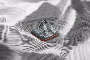 The Silent Peaks artisan keycaps by Jelly Key