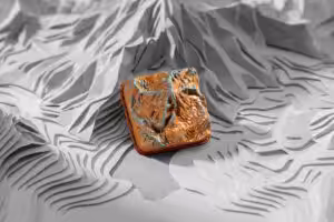 The Silent Peaks artisan keycaps by Jelly Key