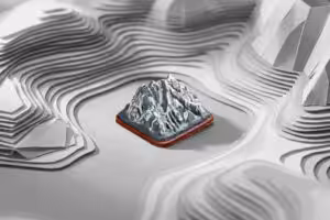 The Silent Peaks artisan keycaps by Jelly Key