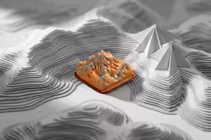 The Silent Peaks artisan keycaps by Jelly Key